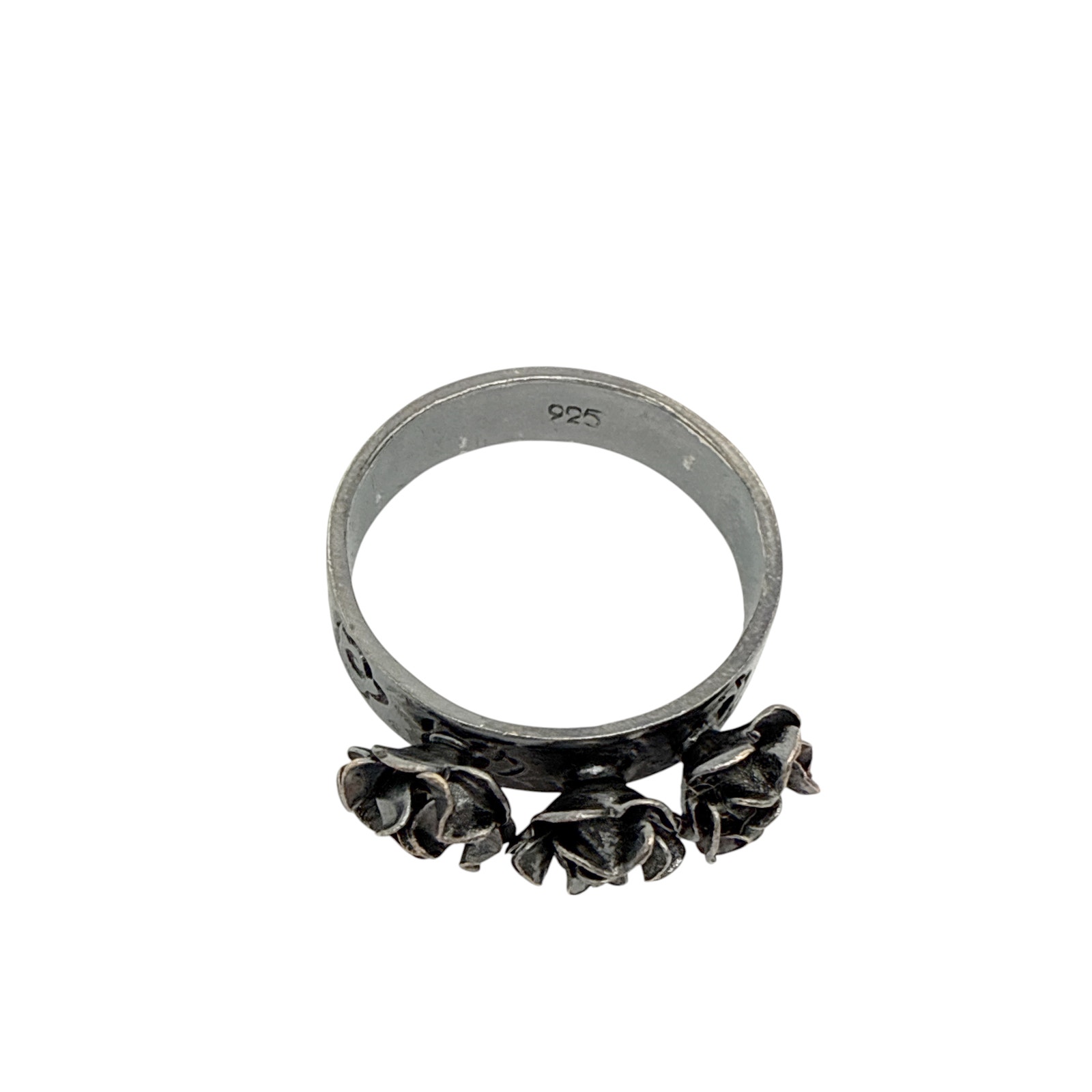 Virgins Saints & Angels Vsa Stepsister Band Ring In Gunmetal 6 — image 5 of 7